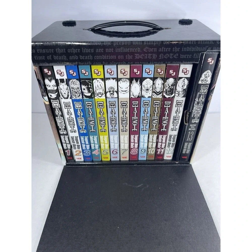 Death Note Complete Manga Box Set Vol. 1-13 w/Bonus How To Read Tsugumi Ohba